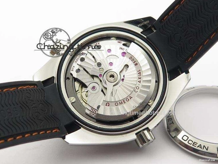 0327 Planet Ocean SS Bp Maker 45mm Black Bezel Orange Numbers On Black Rubber Strap A Popular 8220